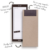 CARPE DIEM BLACK MAGNETIC TO-DO LIST