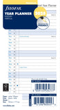 2025 FILOFAX PERSONAL REFILL VERTICAL YEAR PLANNER