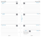 2025 FILOFAX PERSONAL REFILL WEEK-TO-VIEW WITH LINES