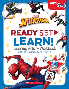 SPIDER-MAN: READY, SET, LEARN! LEARNING ACTIVITY WORKBOOK AGES 4-6