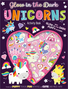 GLOW IN THE DARK UNICORNS ACTIVITY BOOK