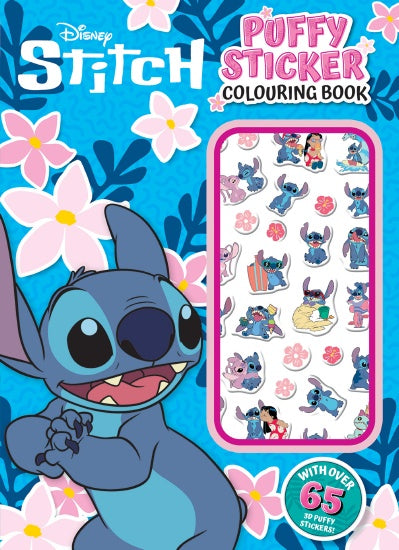 STITCH: PUFFY STICKER COLOURING BOOK