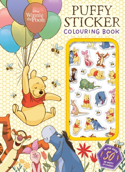 WINNIE THE POOH: PUFFY STICKER COLOURING BOOK