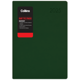 2025 COLLINS DIARY A41 RHAPSODY RACING GREEN DAY TO A PAGE