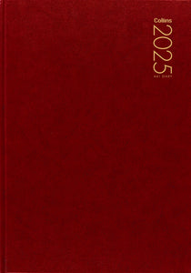 2025 COLLINS DIARY A41 RED DAY TO A PAGE