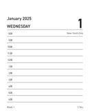 2025 DESK CALENDAR REFILL 13H TOP OPENING