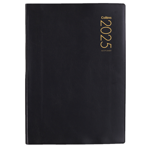 2025 COLLINS DIARY A51P PVC SOFTCOVER BLACK DAY TO A PAGE