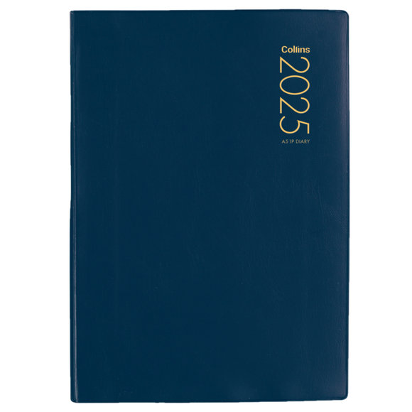 2025 COLLINS DIARY A51P PVC SOFTCOVER NAVY DAY TO A PAGE