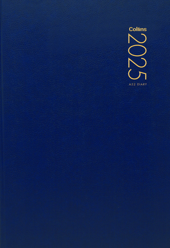 2025 COLLINS DIARY A52 NAVY 2 DAYS PER PAGE