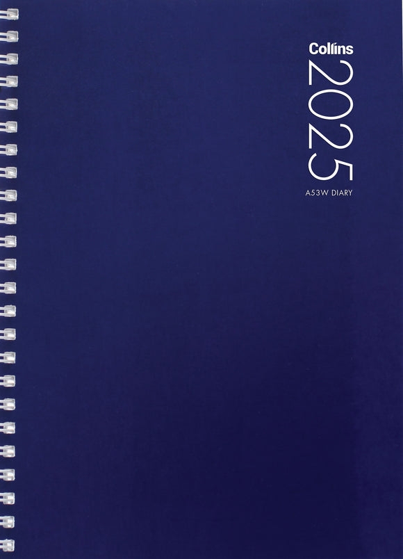 2025 COLLINS DIARY A53W SPIRAL BOUND WEEK TO VIEW