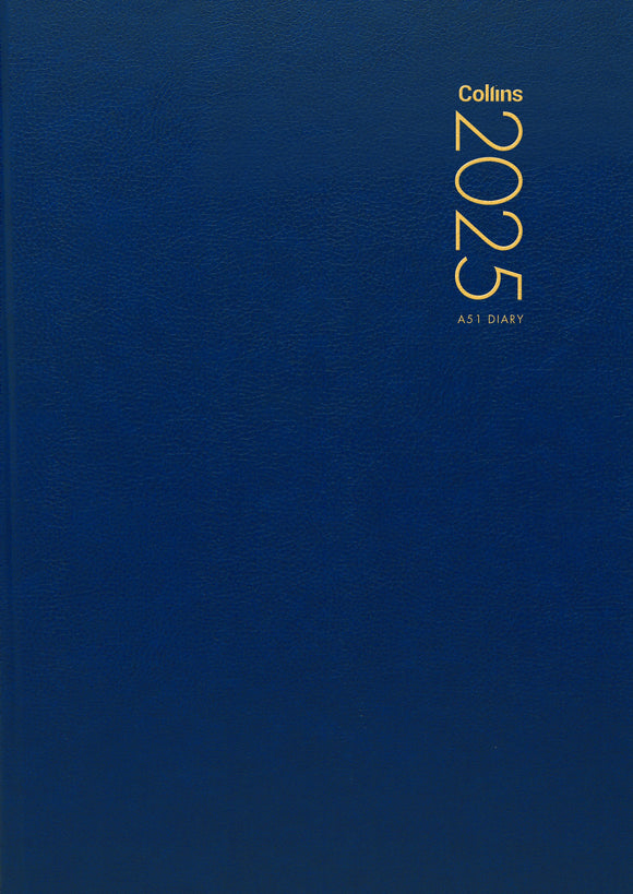 2025 COLLINS DIARY A51 NAVY DAY TO A PAGE