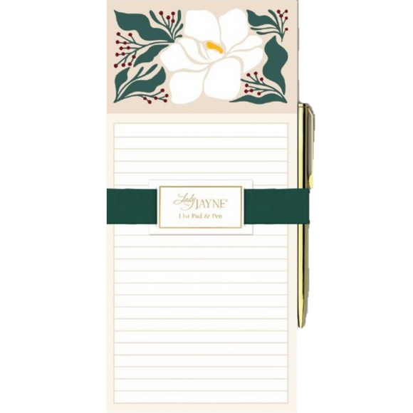 MAGNOLIA MAGNETIC PAD WITH PEN