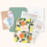 2025 DIARY DO IT ALL A5 PLANNER FRUIT & FLORA - 17 MONTHS