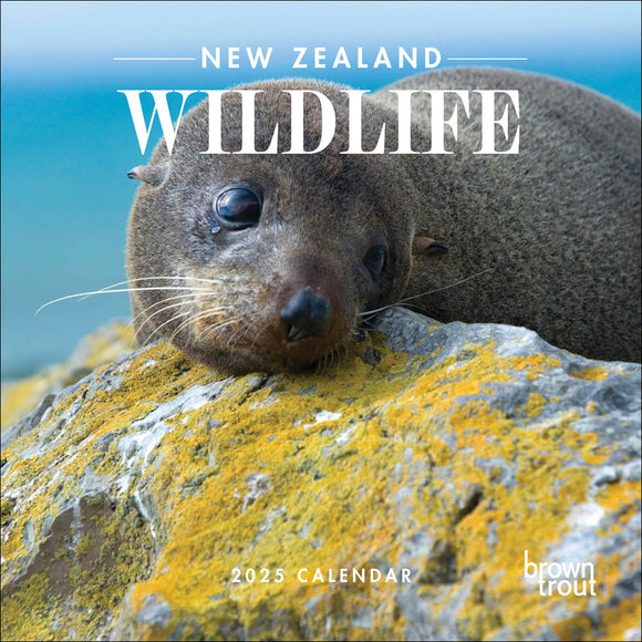 2025 CALENDAR NEW ZEALAND WILDLIFE SQUARE