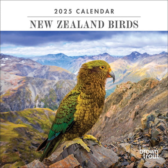 2025 CALENDAR NEW ZEALAND BIRDS MINI