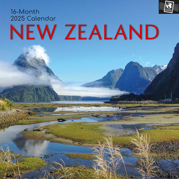 2025 CALENDAR NEW ZEALAND SQUARE