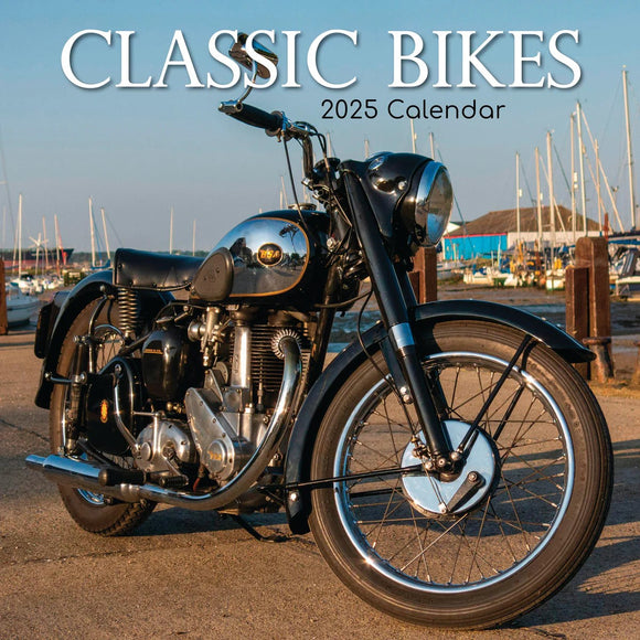 2025 CALENDAR CLASSIC BIKES SQUARE