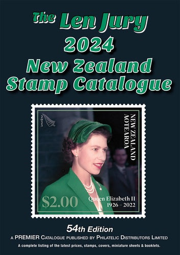 THE LEN JURY 2024 NEW ZEALAND STAMP CATALOGUE