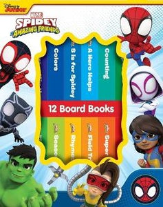 SPIDER AND HIS AMAZING FRIENDS 12 BOARD BOOK SET