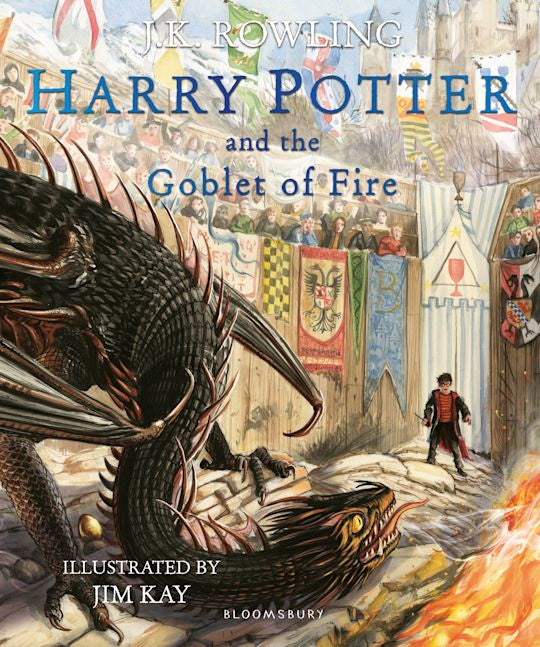 HARRY POTTER AND THE GOBLET OF FIRE ILLUSTRATED PAPERBACK (HARRY POTTER #4)