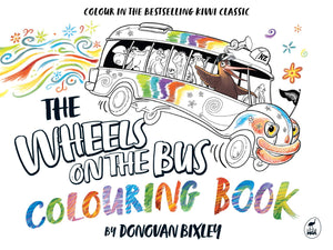 THE WHEELS ON THE BUS COLOURING BOOK