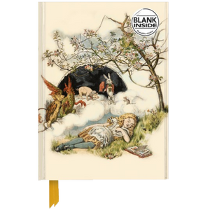 JOHN TENNIEL'S ALICE ASLEEP FOILED A5 BLANK JOURNAL