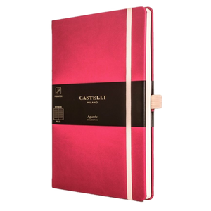 AQUARELA MEDIUM RULED NOTEBOOK AMARANTH