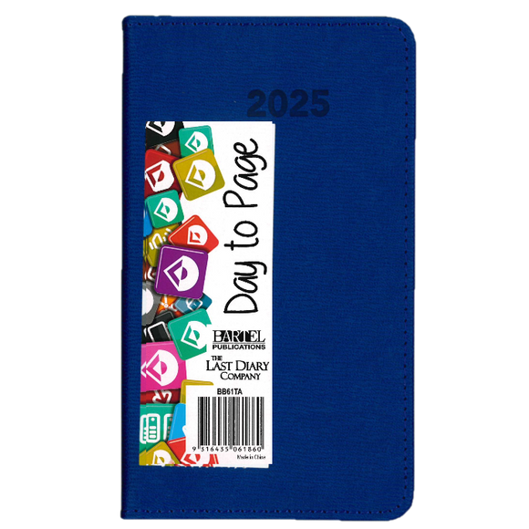 2025 DIARY B6 BECALL BLUE DAY-TO-A-PAGE