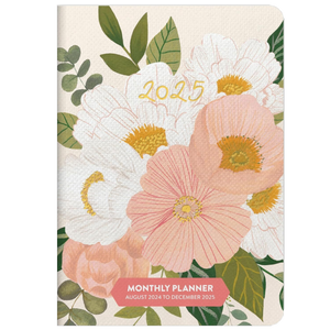 2025 MONTHLY POCKET PLANNER BELLA FLORA - 17 MONTHS