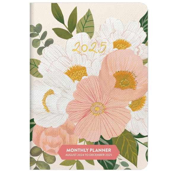 2025 MONTHLY POCKET PLANNER BELLA FLORA - 17 MONTHS