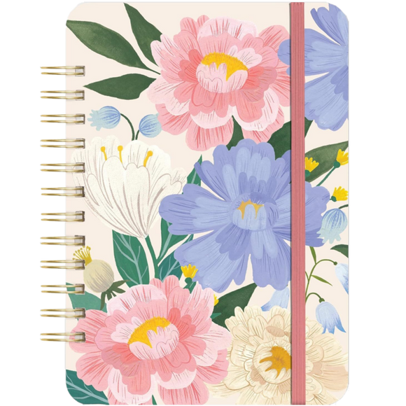 2025  DIARY DO IT ALL A5 PLANNER BELLA FLORA - 17 MONTHS