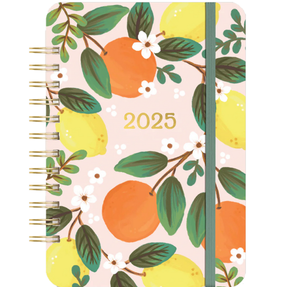 2025 DIARY DO IT ALL A5 PLANNER FRUIT & FLORA - 17 MONTHS