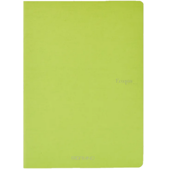 ECOQUA ORIGINAL RULED A4 NOTEBOOK - LIME