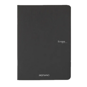 ECOQUA ORIGINAL RULED A5 NOTEBOOK - BLACK