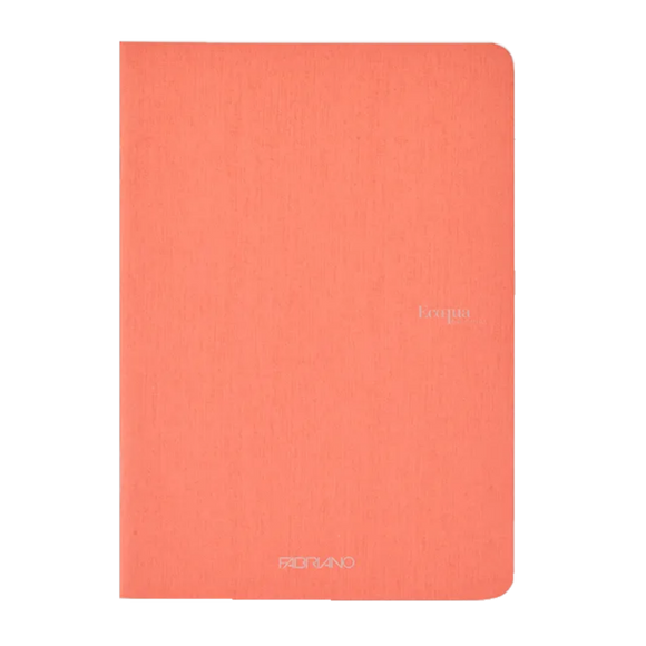 ECOQUA ORIGINAL RULED A5 NOTEBOOK - FLAMINGO