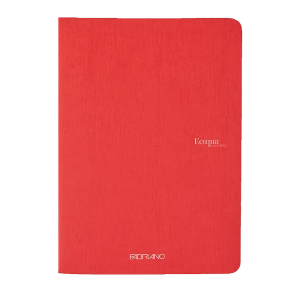 ECOQUA ORIGINAL RULED A5 NOTEBOOK - RASPBERRY