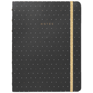 FILOFAX A5 MOONLIGHT BLACK REFILLABLE NOTEBOOK