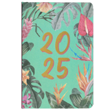 2025 DIARY A5 TROPICAL DAY TO A PAGE