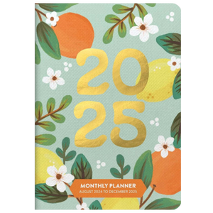 2025 MONTHLY POCKET PLANNER FRUIT & FLORA - 17 MONTHS