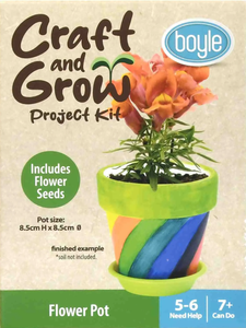 FLOWER POT CRAFT & GROW PROJECT KIT