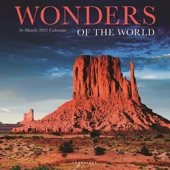 2025 CALENDAR WONDERS OF THE WORLD