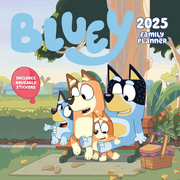 2025 CALENDAR BLUEY FAMILY PLANNER