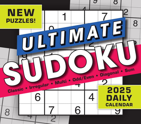 2025 BOXED CALENDAR ULTIMATE SUDOKU