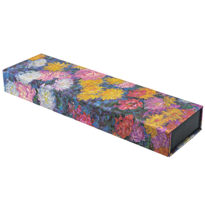 MONET'S CHRYSANTHEMUMS PENCIL CASE