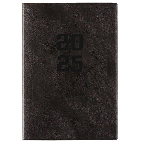 2025 CUMBERLAND MONTHLY PLANNER A4 BLACK