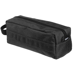 OKIN BLACK SINGLE ZIP PENCIL CASE