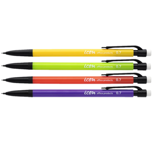 ICON 0.7 HB MECHANICAL PENCIL ASSORTED COLOURS