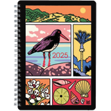 2025 COLLINS DIARY A63 KIWI VIBE WEEK TO VIEW