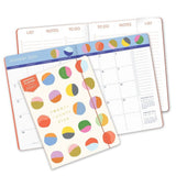 2025 JUST RIGHT MONTHLY PLANNER PAINTER'S PALETTE - 17 MONTHS