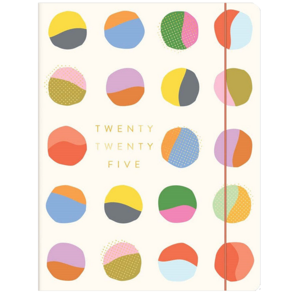 2025 JUST RIGHT MONTHLY PLANNER PAINTER'S PALETTE - 17 MONTHS